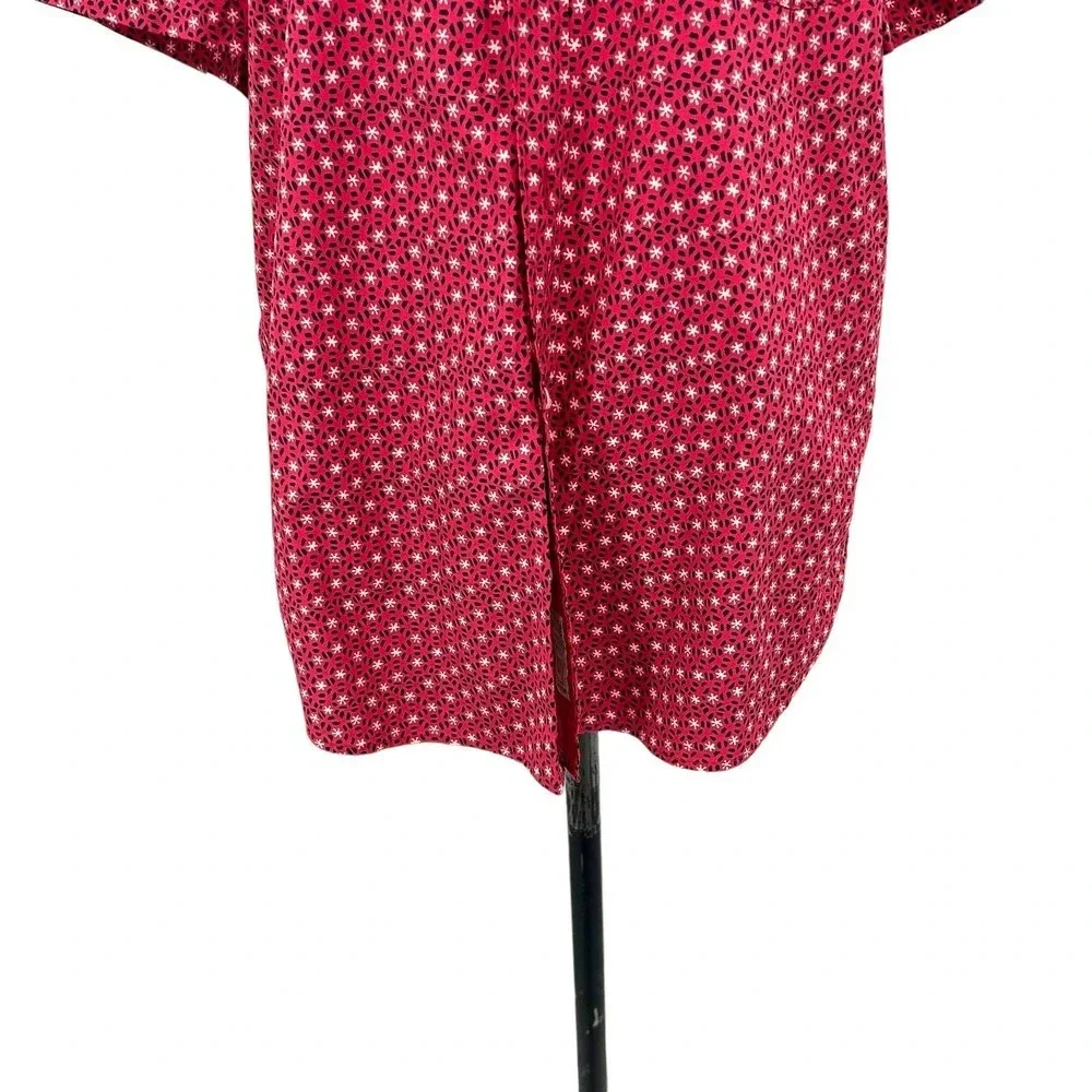 J. Crew Shirt‎ Slim Short Sleeve Stretch Secret Wash Cotton Poplin Top Size XL